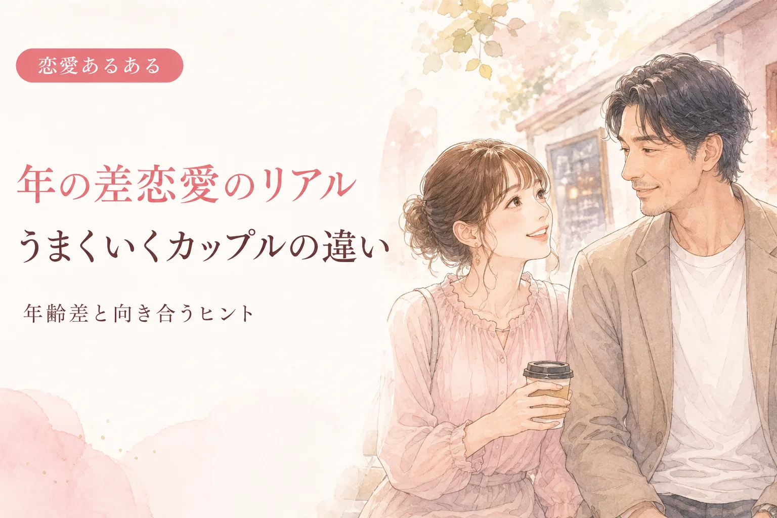 年の差恋愛のリアル｜うまくいくカップルとすれ違うカップルの違い