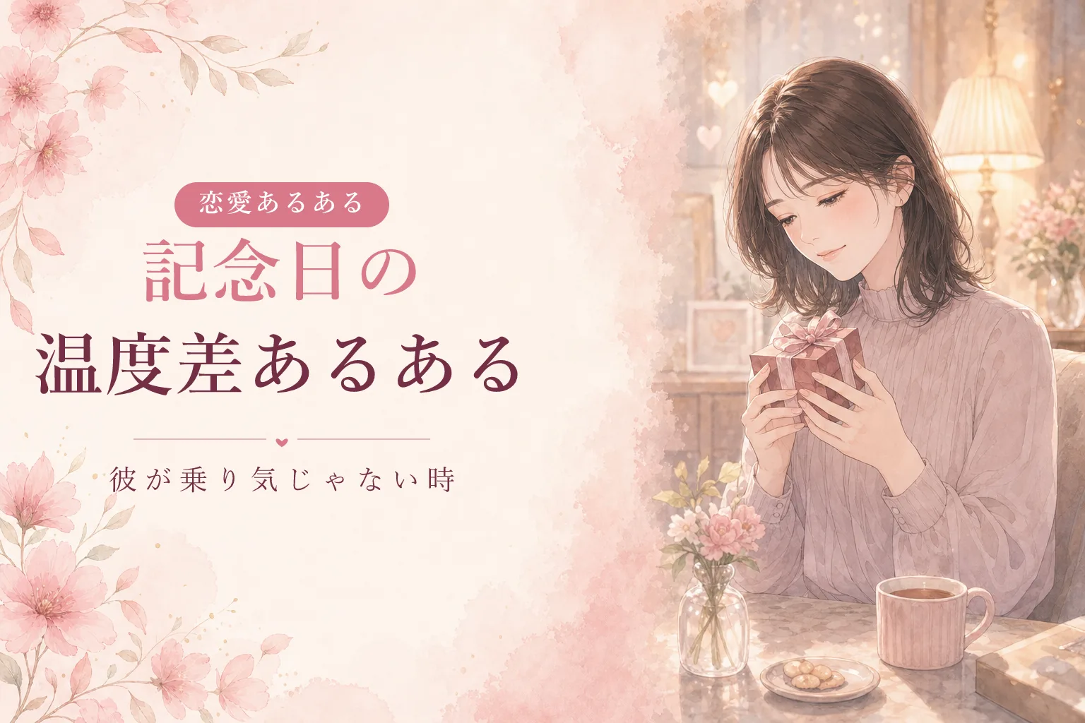 記念日・誕生日の温度差あるある｜彼が乗り気じゃない時の考え方