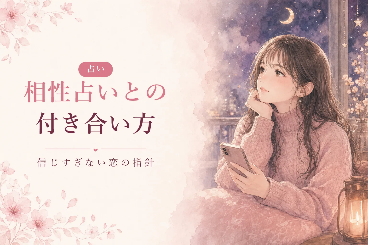 相性占い（星座・血液型）との上手な付き合い方｜信じすぎない恋の指針