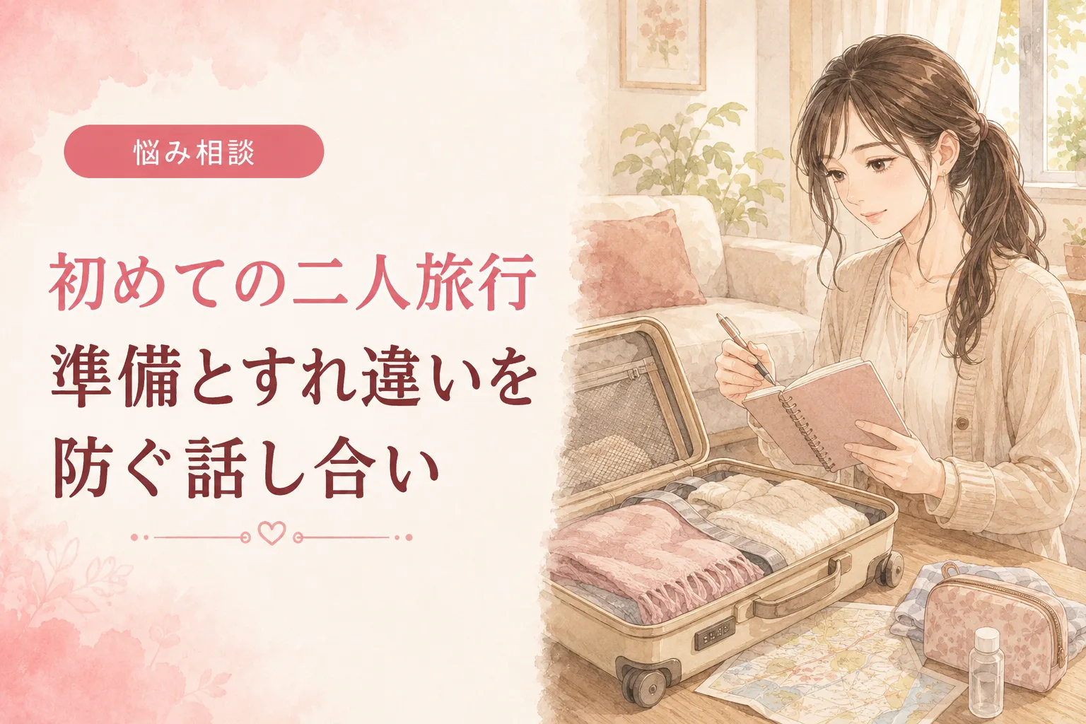 初めての二人旅行｜準備とすれ違いを防ぐ話し合い