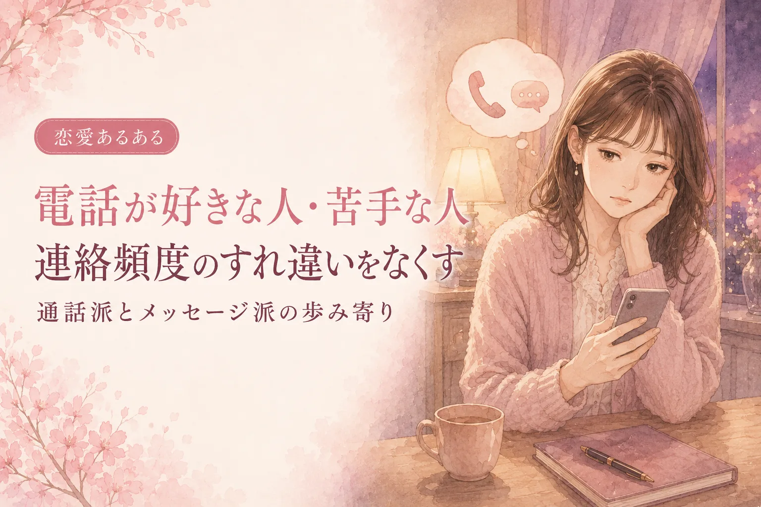 電話が好きな人・苦手な人｜通話頻度のすれ違いをなくす