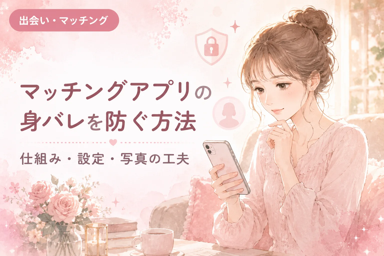 マッチングアプリの身バレを防ぐ方法｜仕組み・設定・写真の工夫