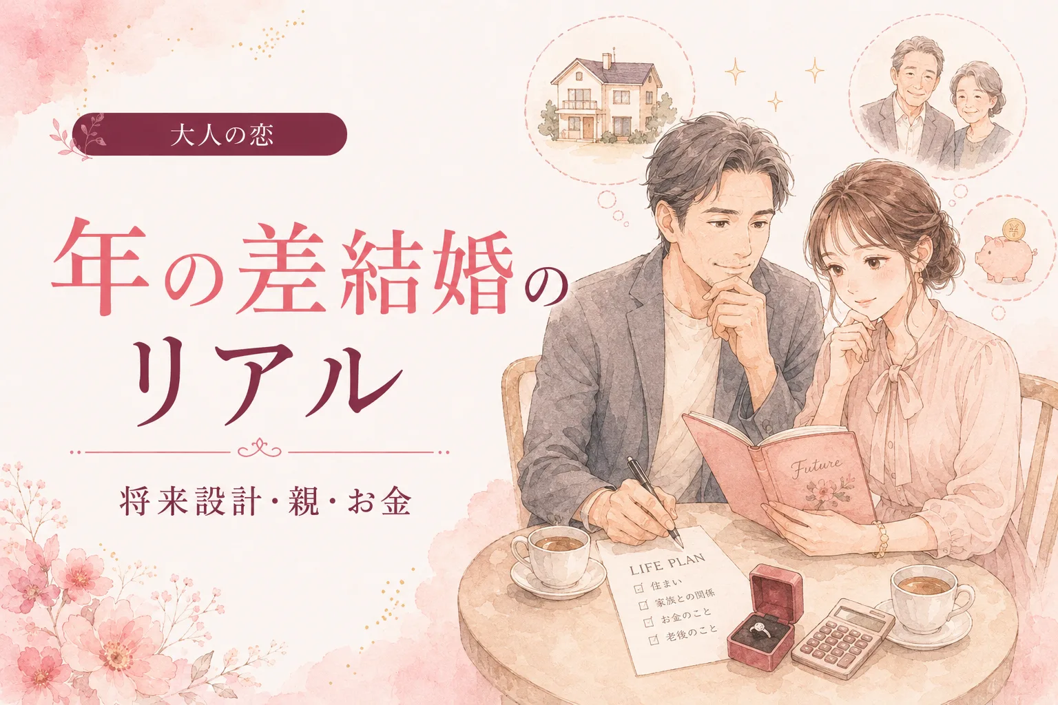 年の差結婚のリアル｜将来設計・親・お金で後悔しないために
