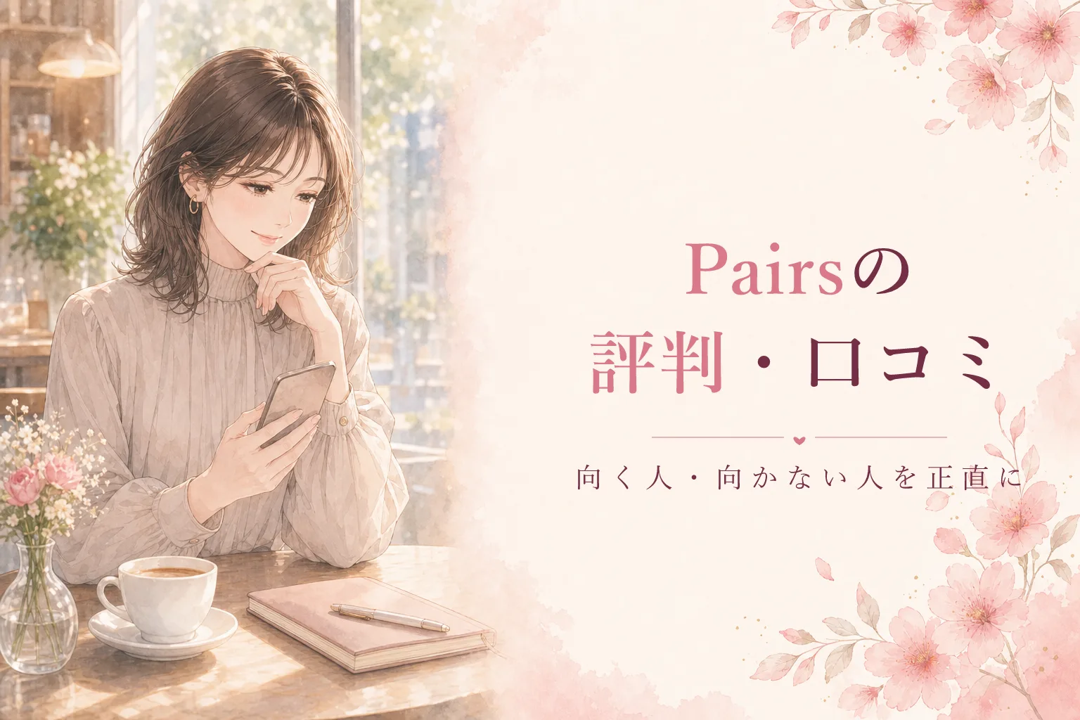 Pairsの評判・口コミ｜向く人・向かない人を正直に