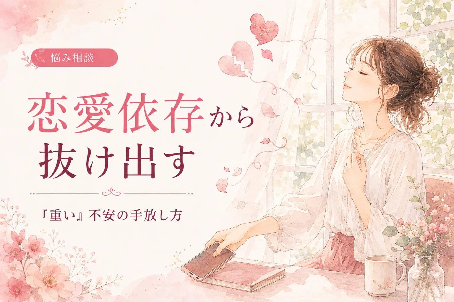 恋愛依存から抜け出す方法｜「重い」と言われる不安の手放し方