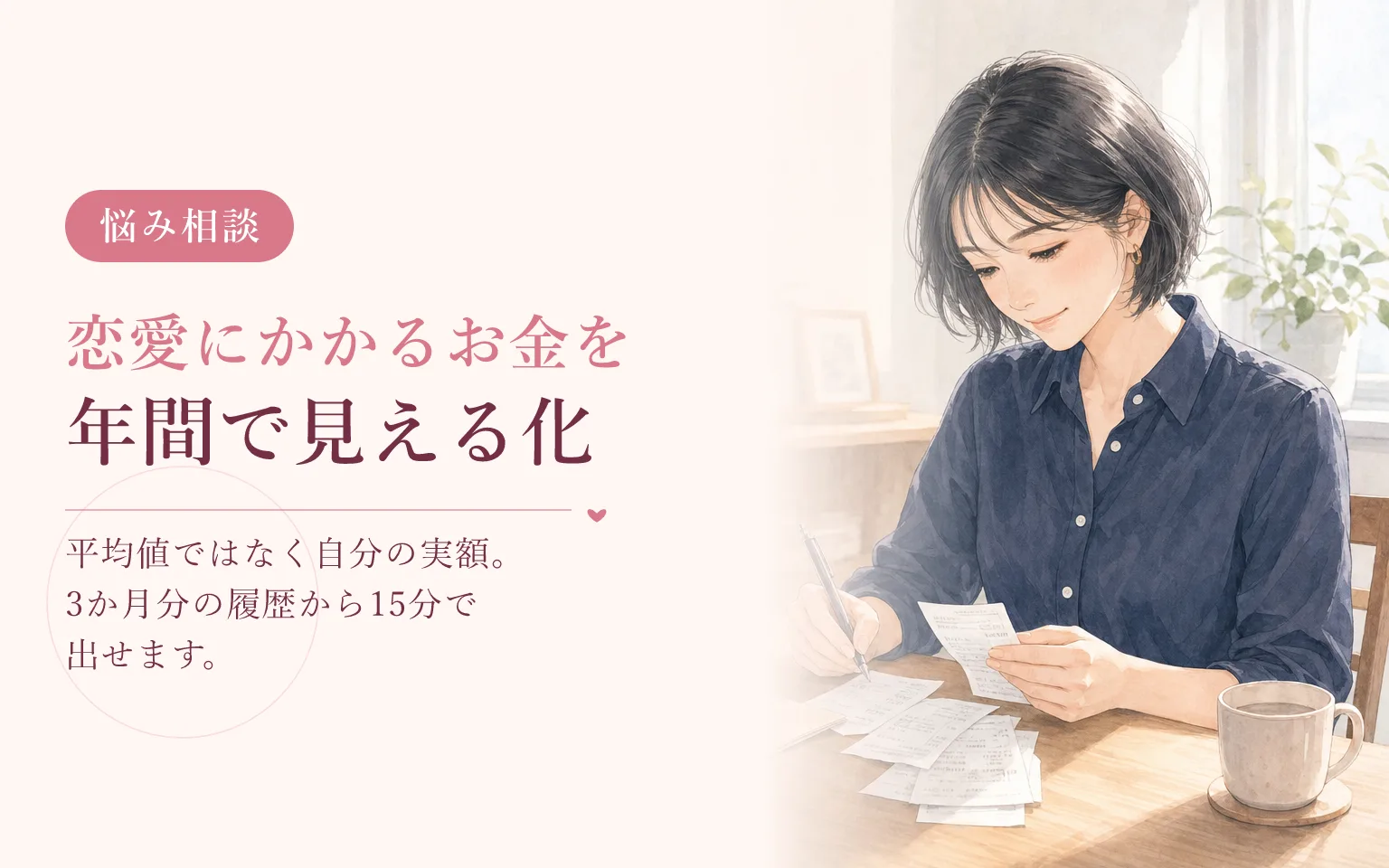 恋愛にかかるお金を年間で見える化する｜デート予算の決め方