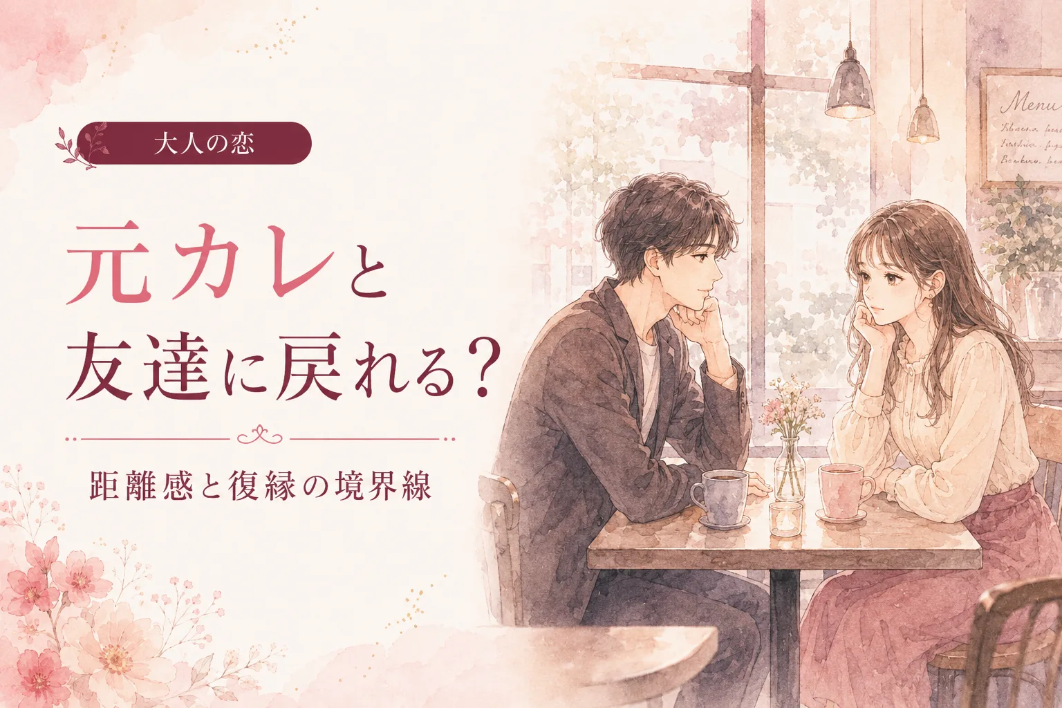 元カレと友達に戻れる？再会したときの距離感と復縁との境界線