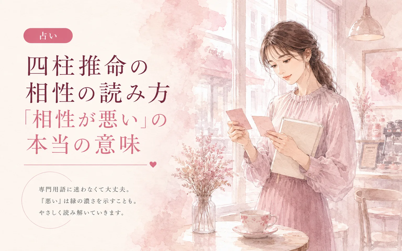四柱推命の相性の読み方｜「相性が悪い」の本当の意味