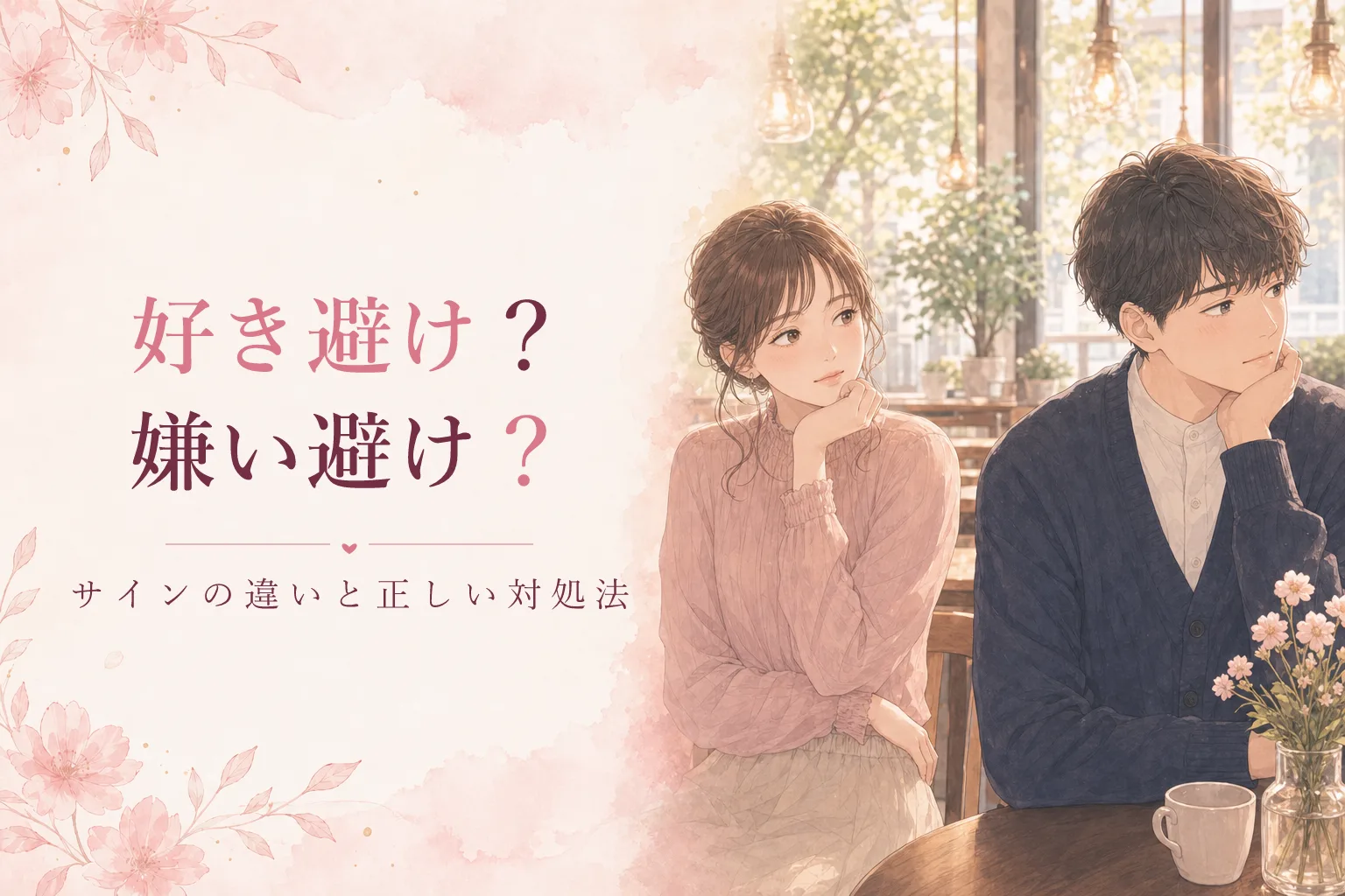 好き避け？嫌い避け？サインの違いと正しい対処法