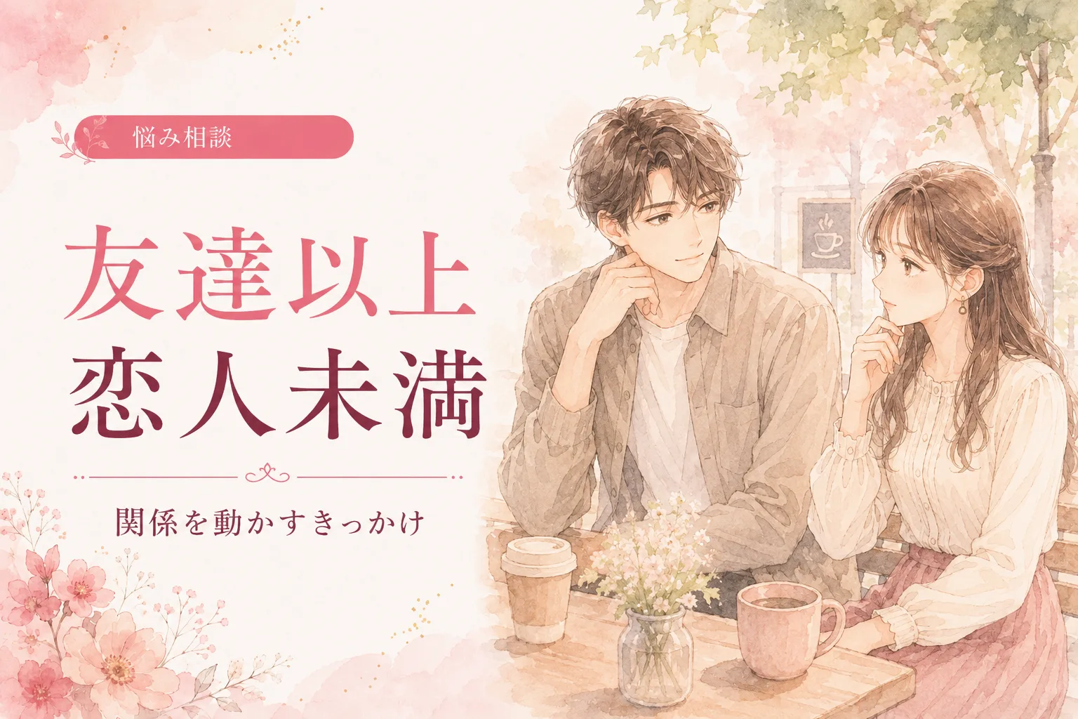 友達以上恋人未満から進めたい｜関係を動かすきっかけの作り方