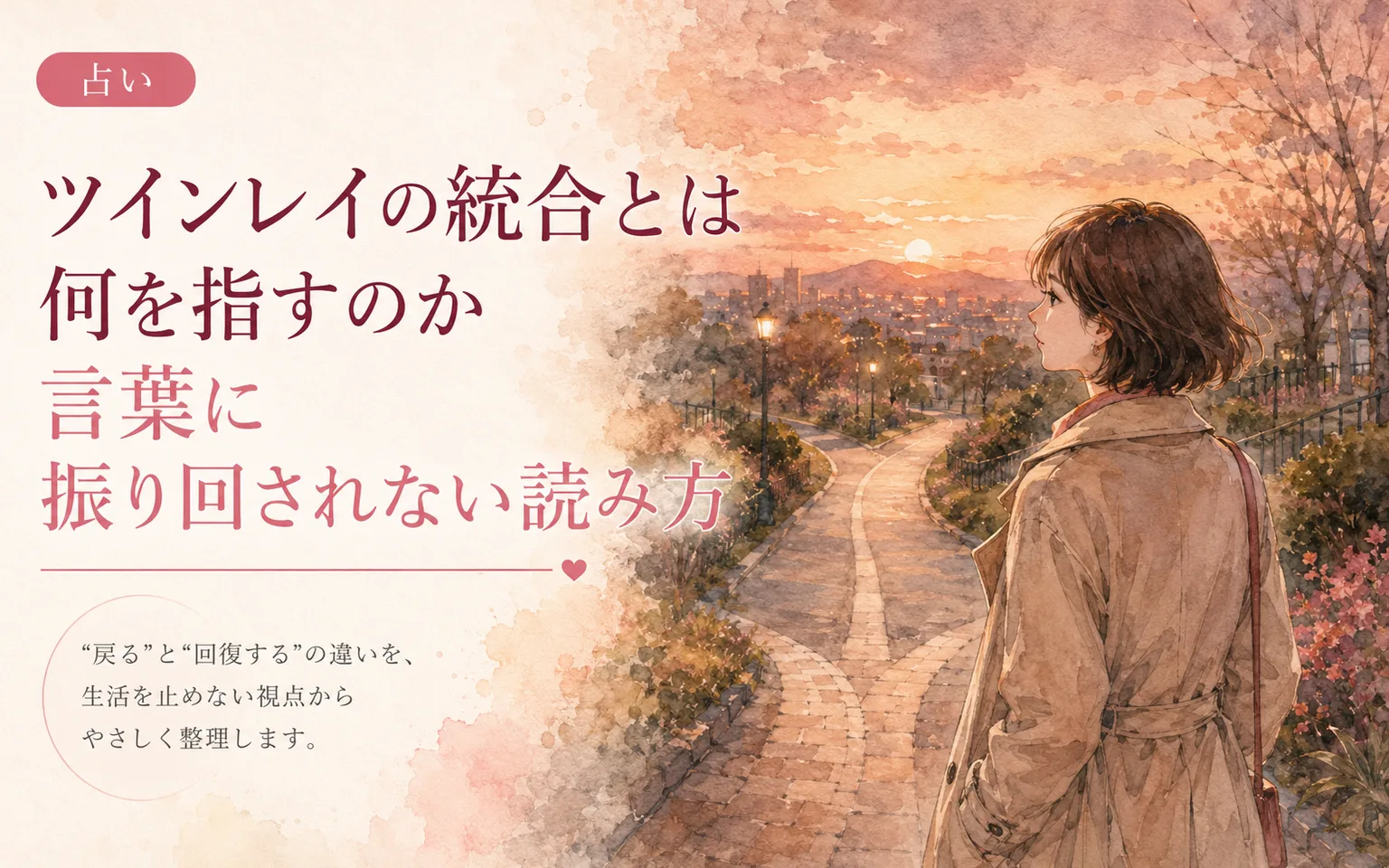 ツインレイの統合とは何を指すのか｜言葉に振り回されない読み方